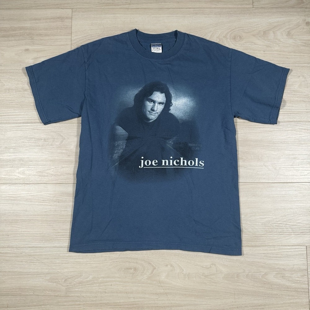 Vintage Joe Nichols 2003 Concert T-Shirt size Medium Brokenheartsville‎ Country